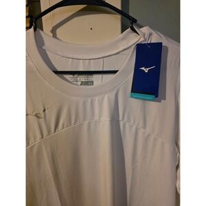Mizuno Volleyball White Long Sleeve Moisture Management Shirt XL